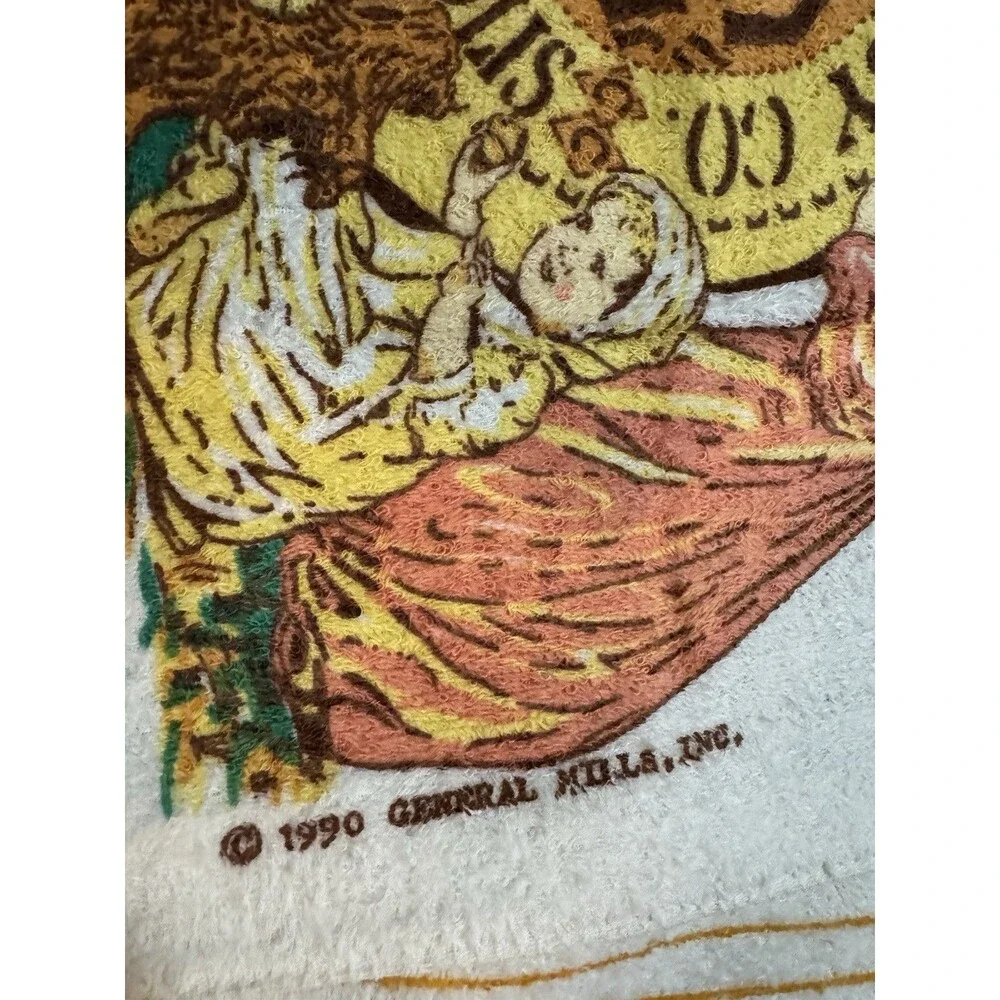3 Vintage 1990 Kitchen Towels Wheaties, Golden Medal Flour  And Hershey’s Cocoa